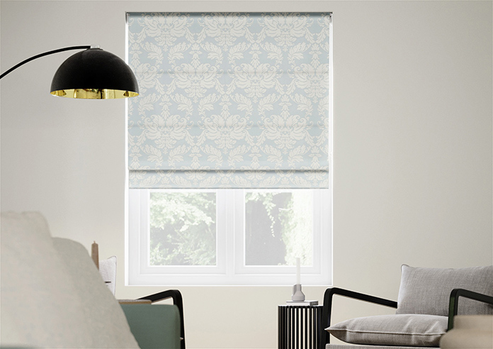 Teatro, Azure - Twist&Fit Roman Blind - Image 3